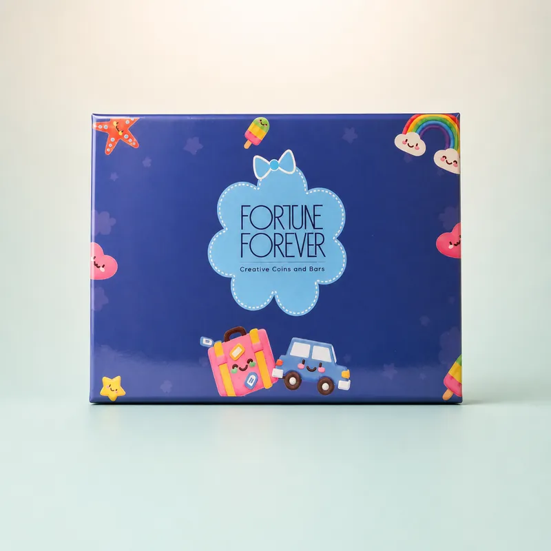 "Tiny Wonder, Endless Joy" Baby Gift Box — "It's a Boy!" Coin - front - 925 Sterling Silver