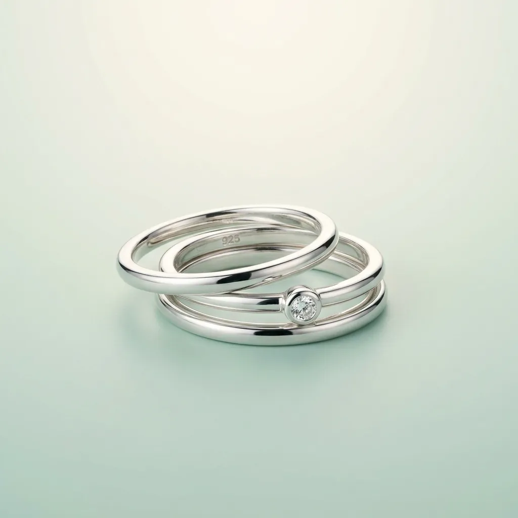 RINGS  -  sterling silver